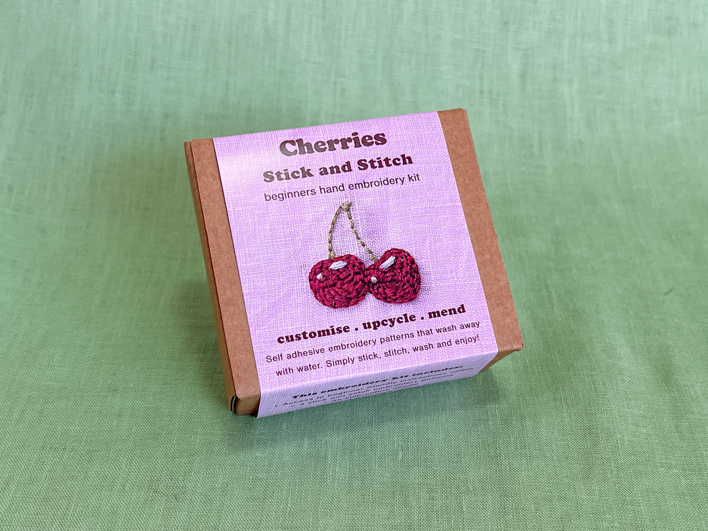 Lily Upton Cherry Mini Stick and Stitch Kit