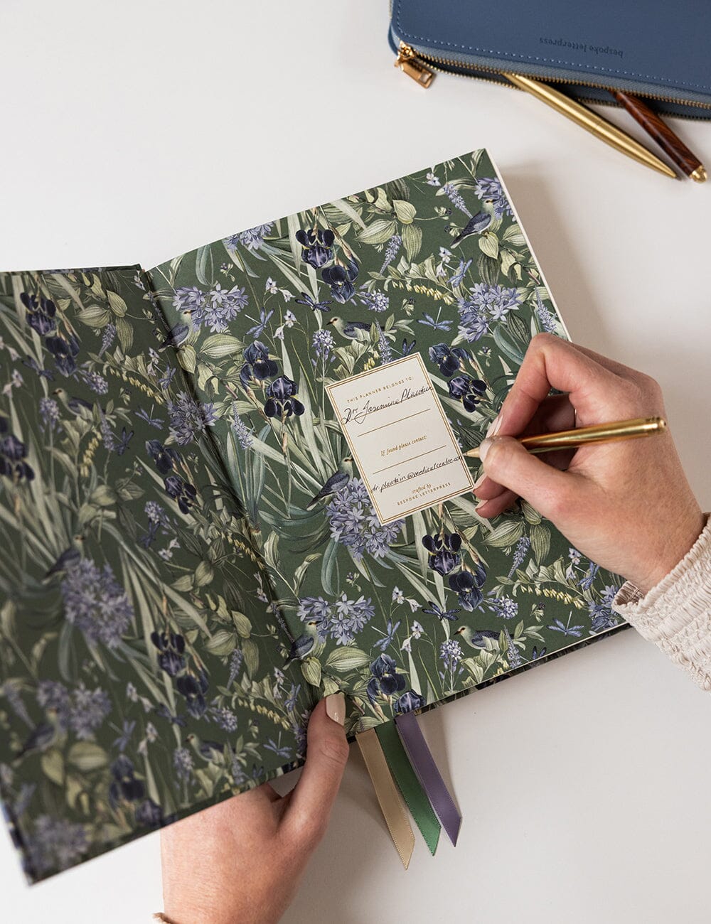 Bespoke Large Day to a Page 2026 Planner - Indigo Haven