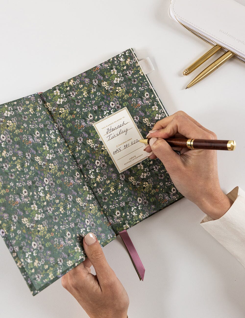 Bespoke Petite 2026 Planner - Summer Perennials
