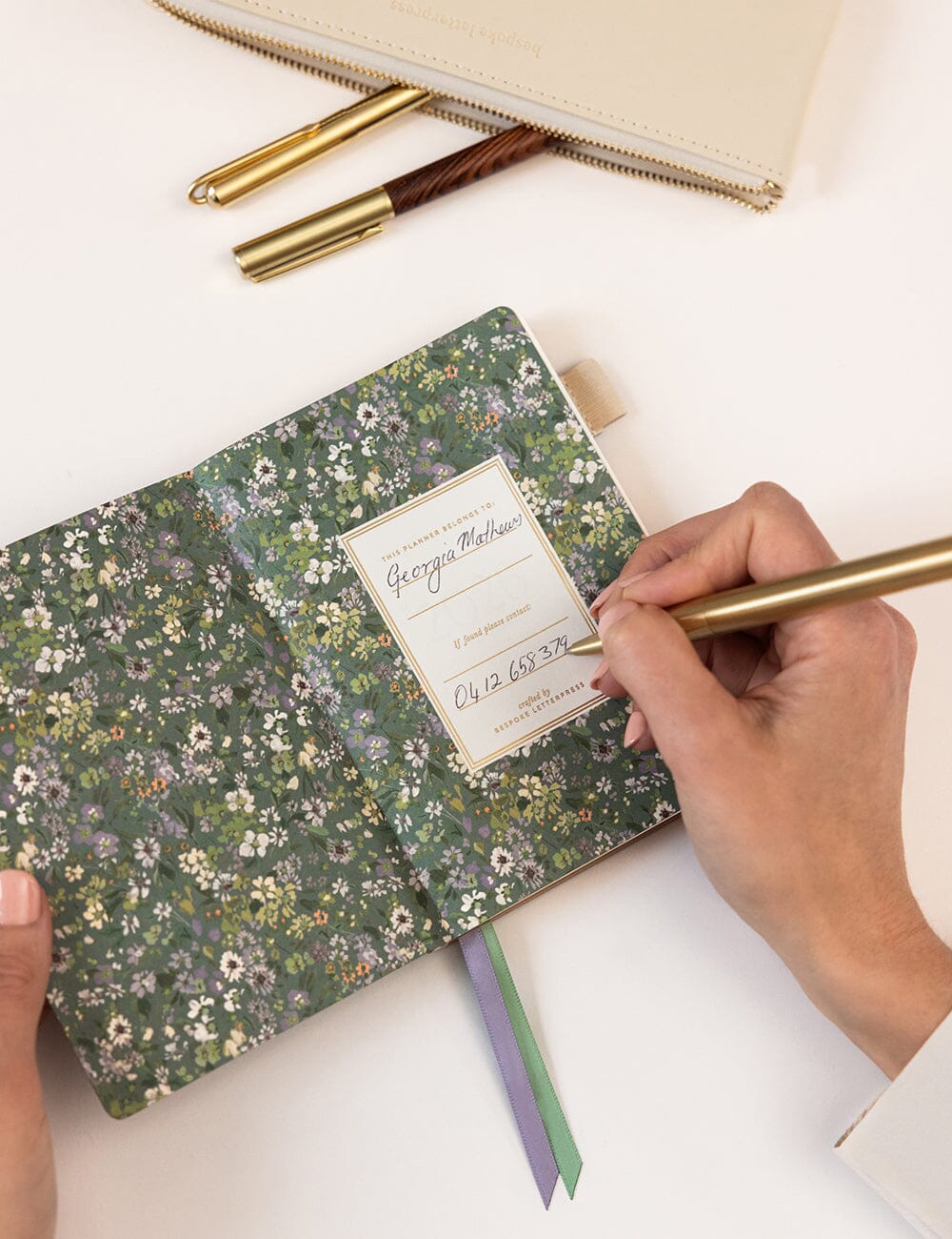 Bespoke 2026 Pocket Planner - Summer Perennials