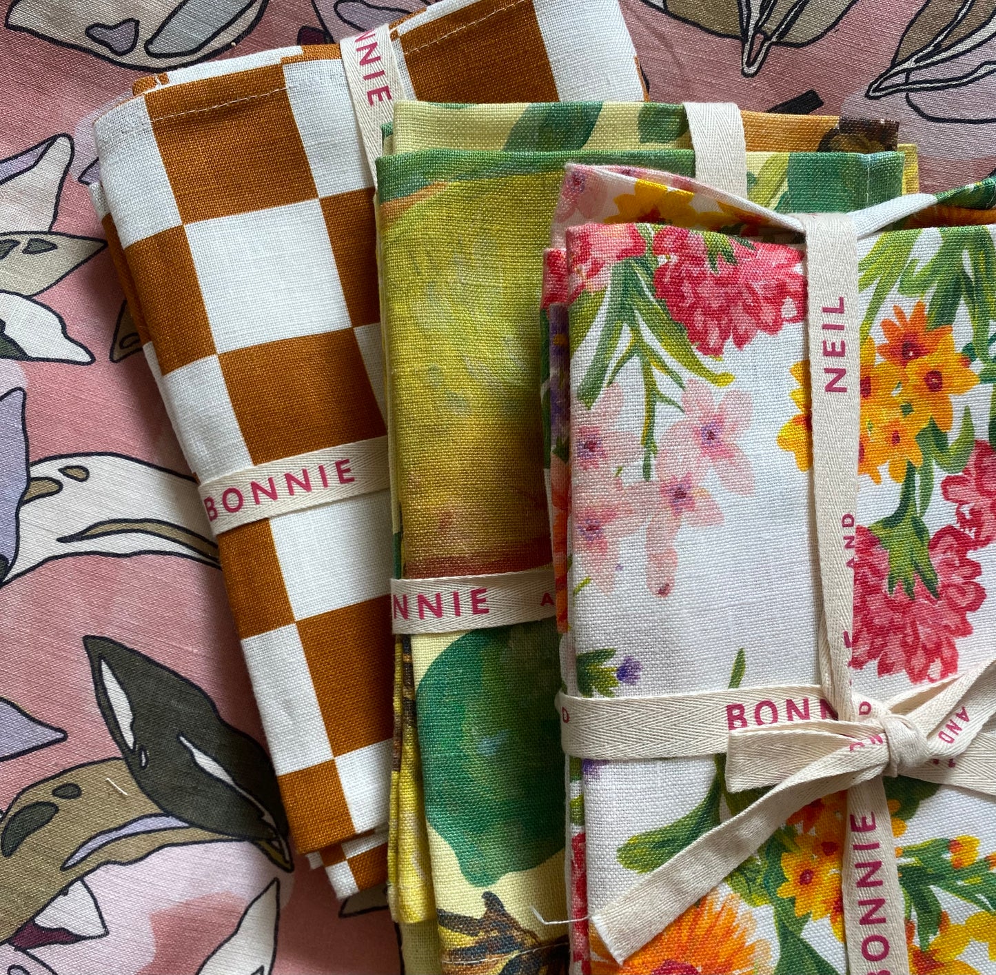Bonnie and Neil Linen Napkins (set of 6)