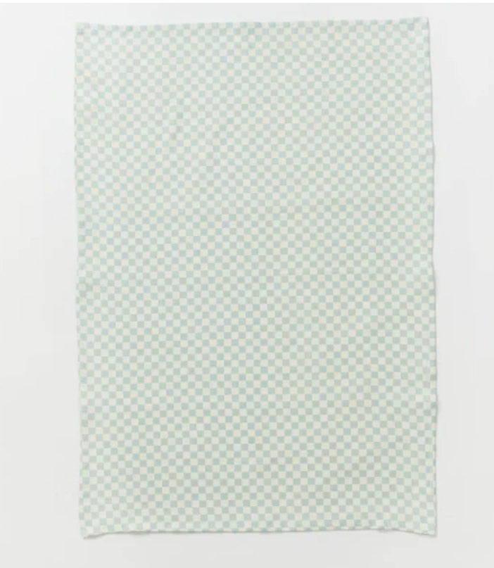 Bonnie and Neil Tiny Check Tea Towel