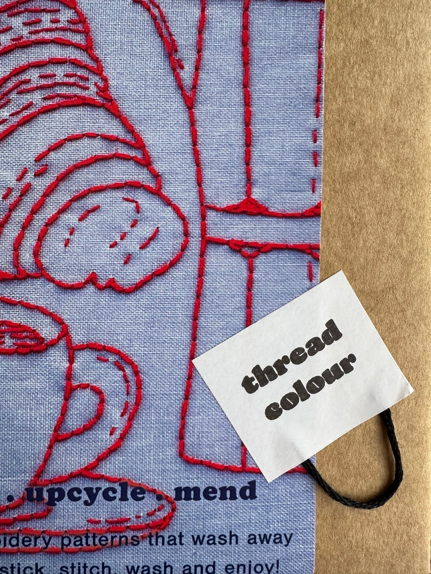 Lily Upton coffee and Croissant Stick and Stitch - Various Colours