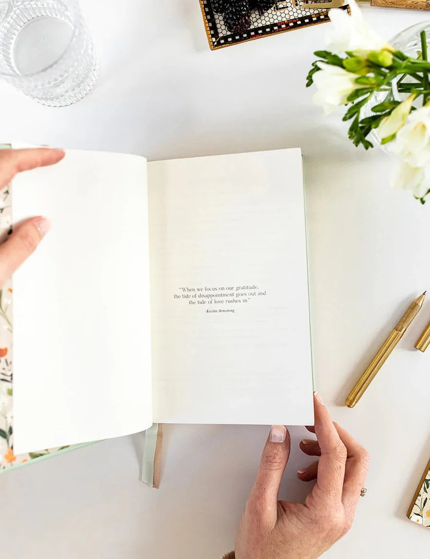 Bespoke Press Daily Gratitude Journal - Sea Mist