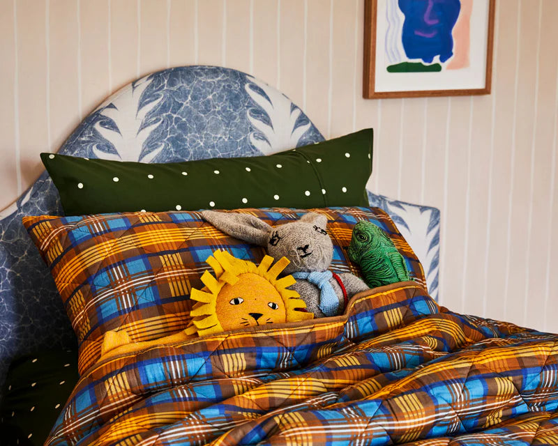 Polkadot Cactus Cotton Pillowcases
