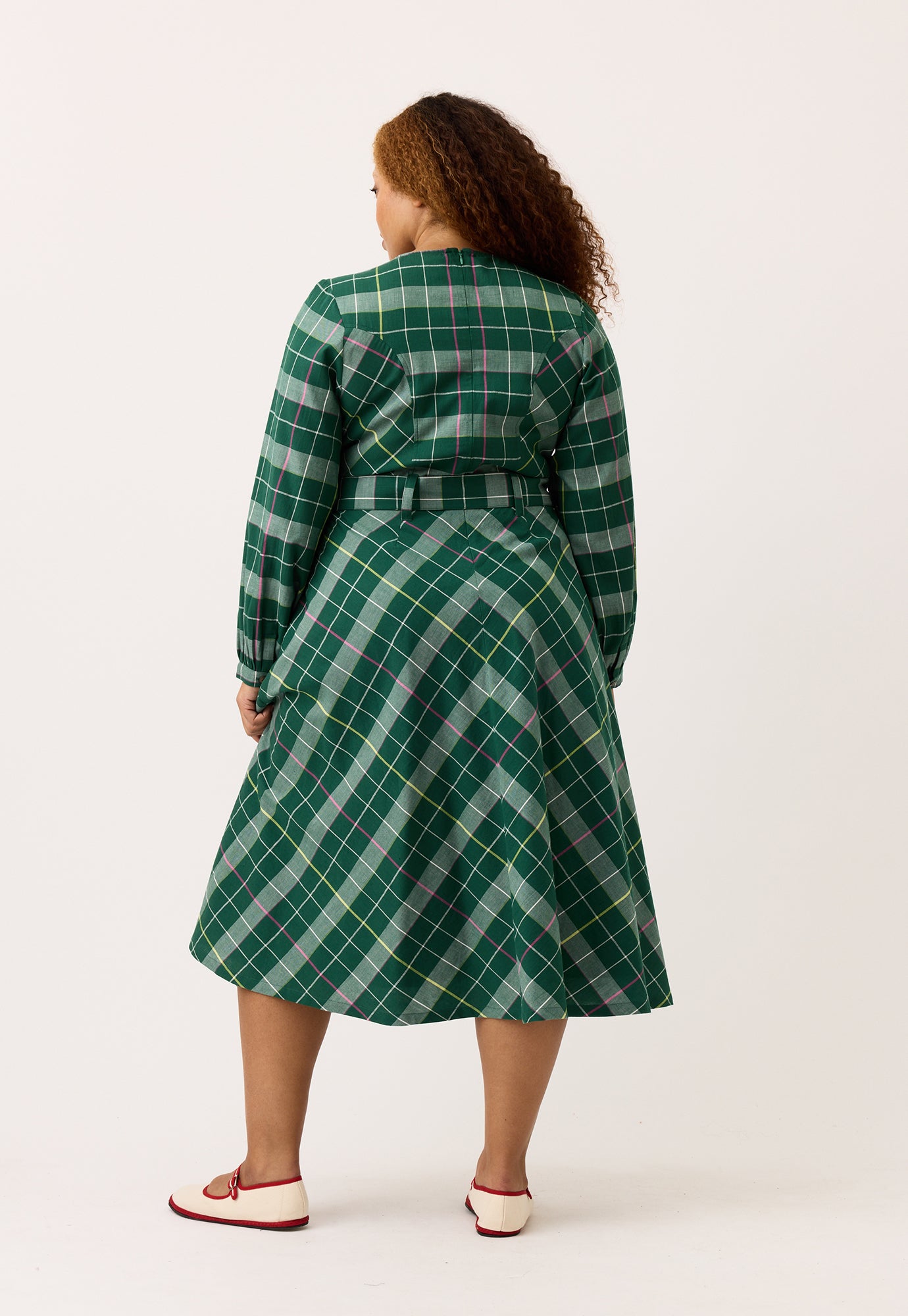 Nancybird Mona Dress - Fern Check