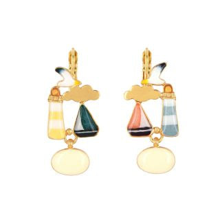 Taratata Jewellery - Horizon Seagull Lever Back Earrings