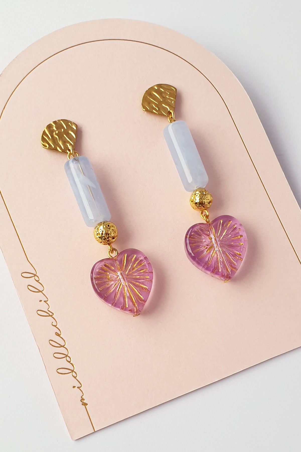 Middle Child Earrings - Lucky in Love (blue)