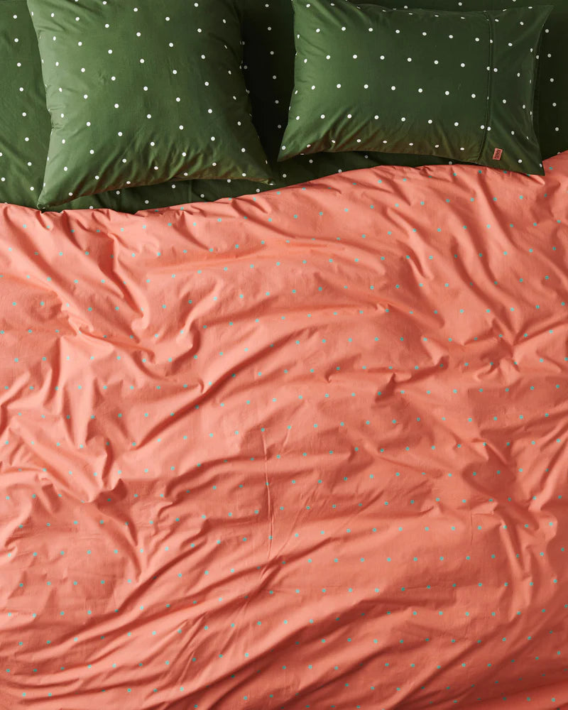 Polkadot Cactus Cotton Pillowcases
