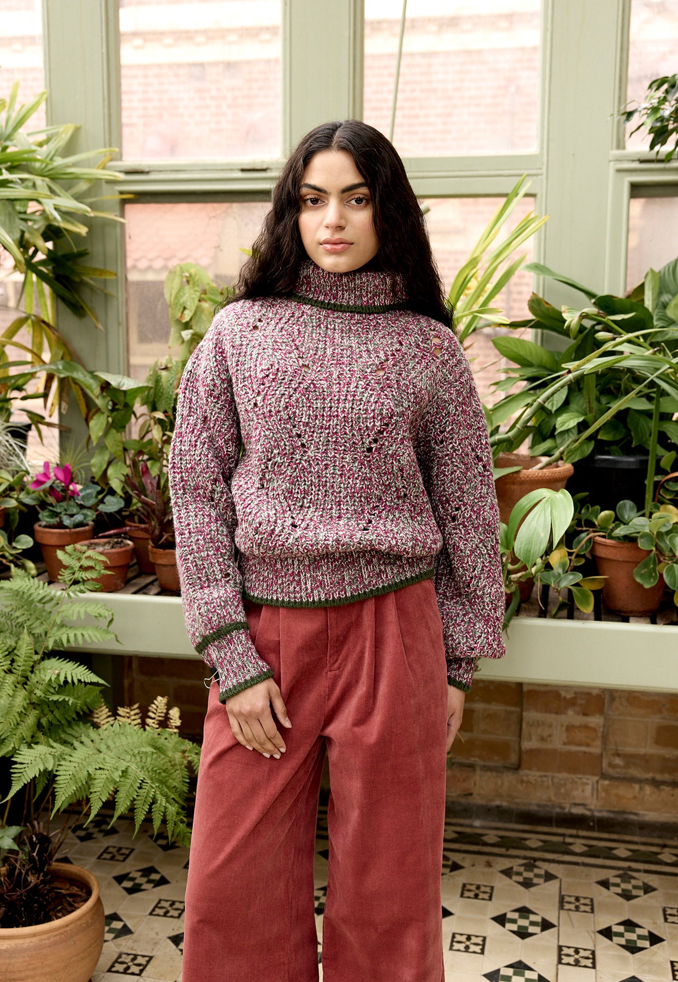 Nancybird Cara Roll Neck Knit - Blushwood