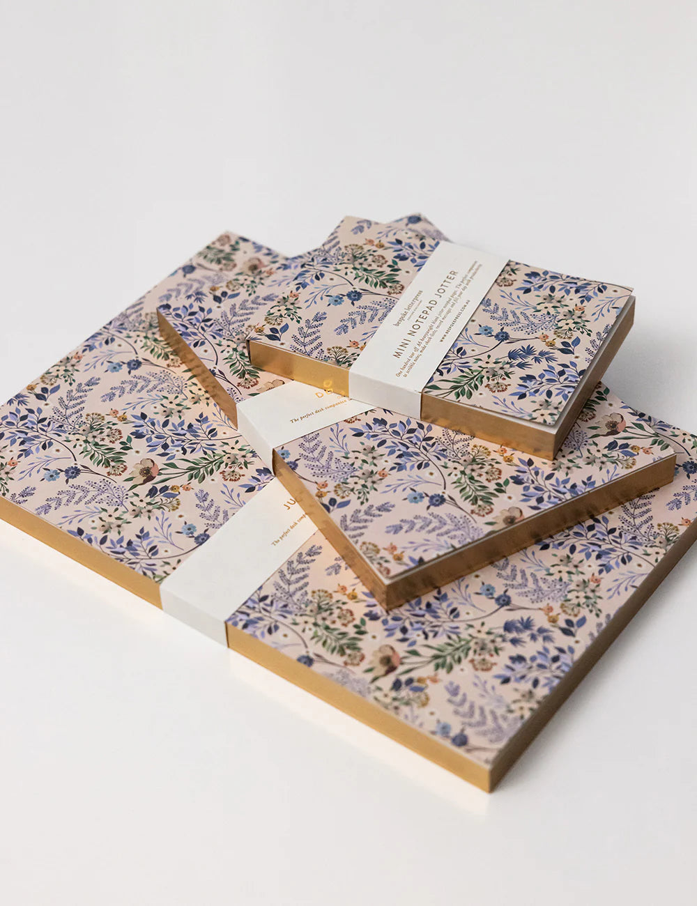 Bespoke Letterpress - Bluebuds Notepad Desktop Jotter