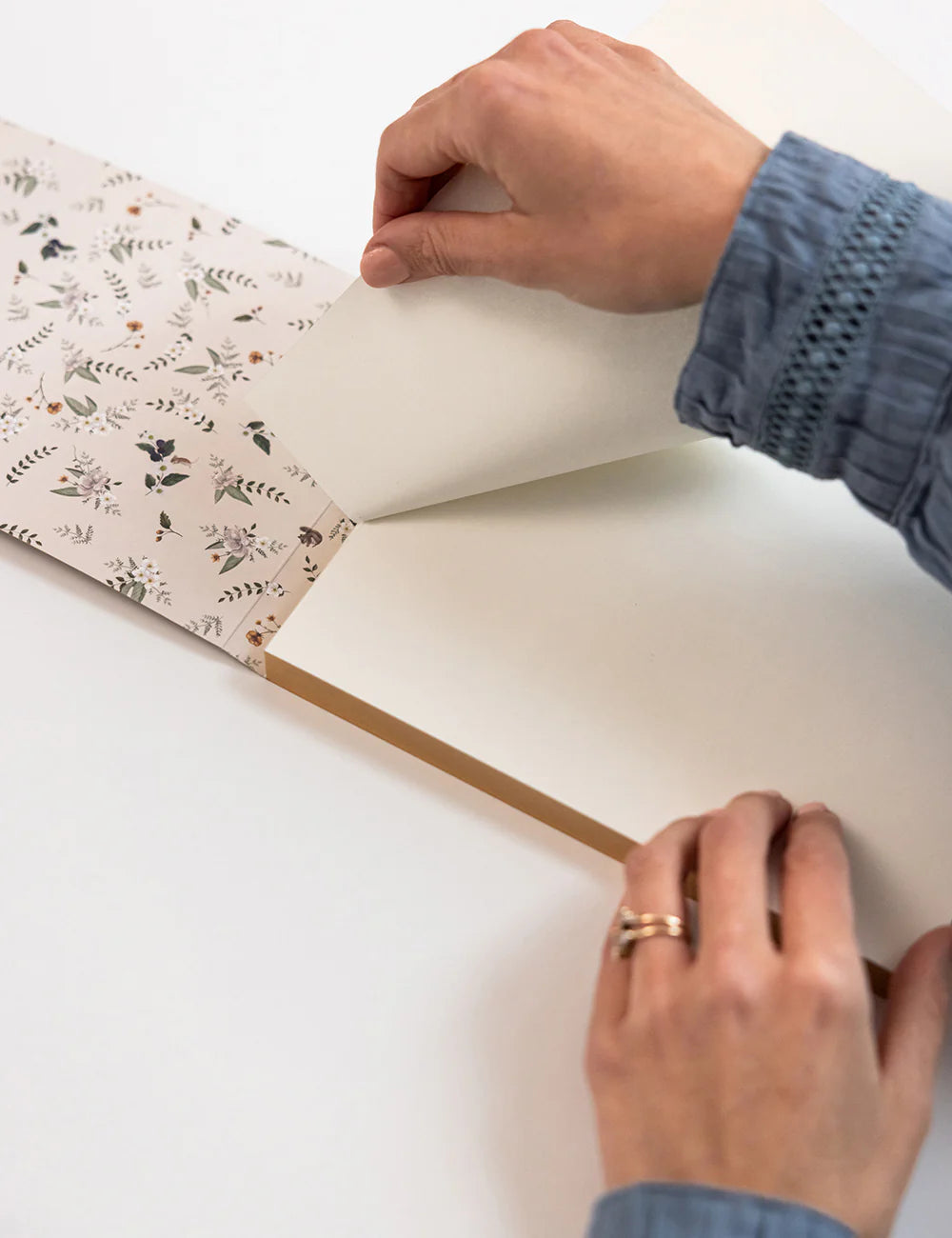 Bespoke Letterpress - Button Fern Notepad Desktop Jotter