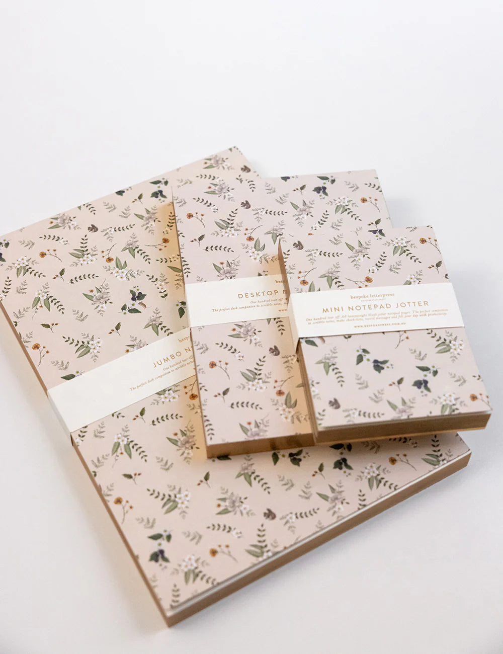 Bespoke Letterpress - Button Fern Notepad Desktop Jotter