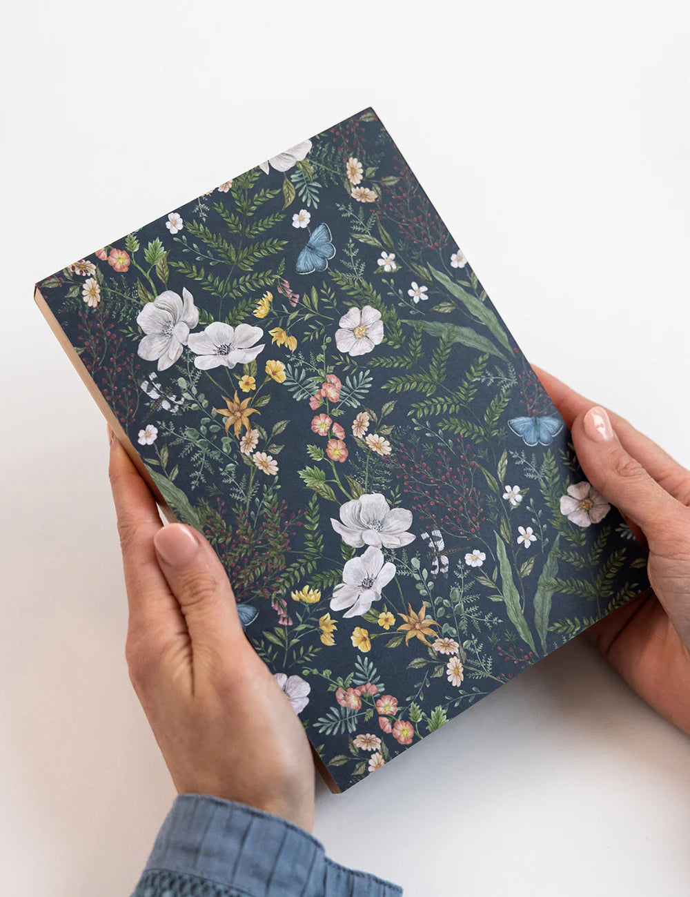 Bespoke Letterpress - Dusk in Bloom Notepad Desktop Jotter