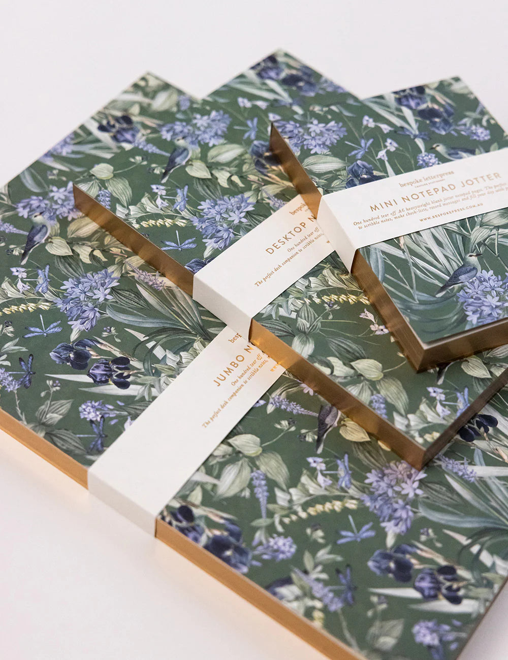 Bespoke Letterpress - Indigo Haven Notepad Desktop Jotter