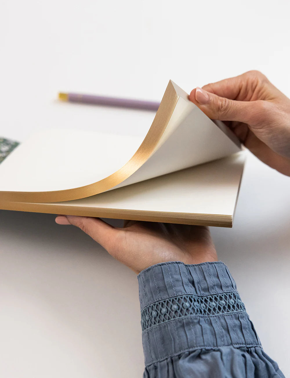 Bespoke Letterpress - Summer Perennial Notepad Desktop Jotter
