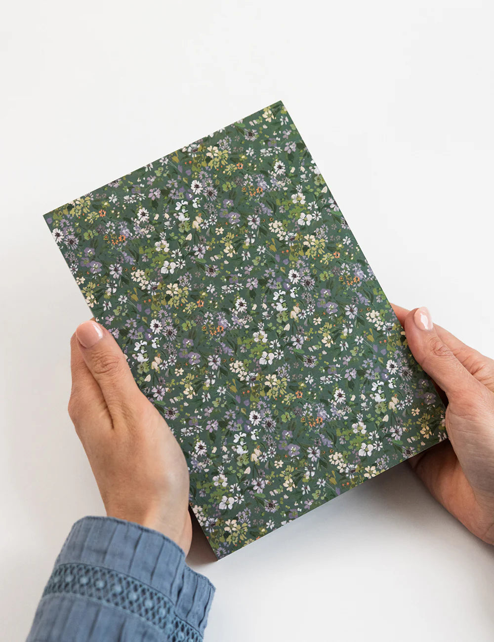 Bespoke Letterpress - Summer Perennial Notepad Desktop Jotter