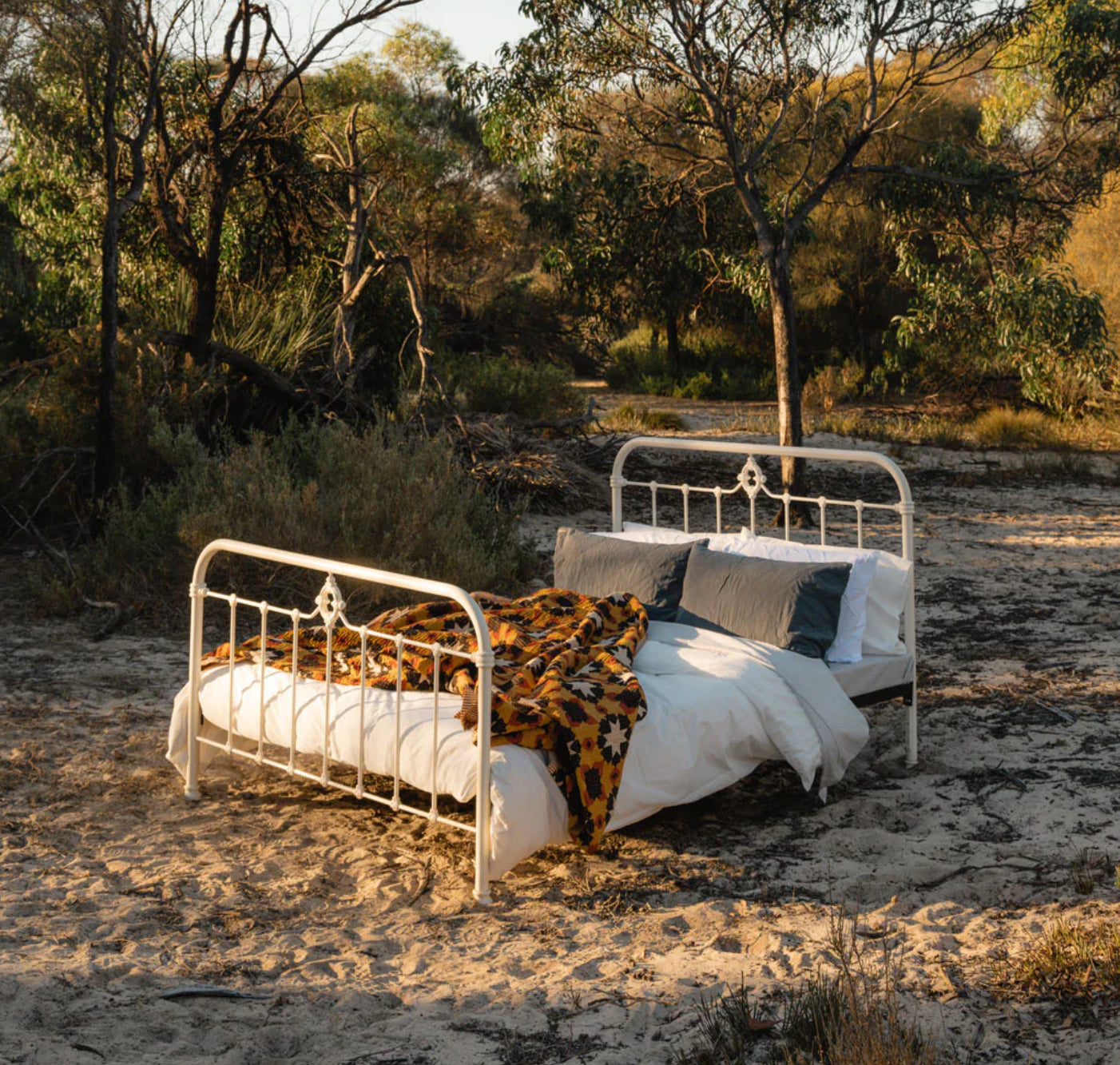 Dana Kinter Kantha Quilt - Love threads, Rajasthan hearts and stars