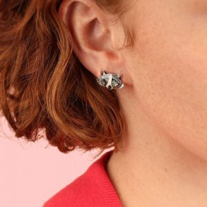 Taratata Jewellery - Raccoon Stud Earrings