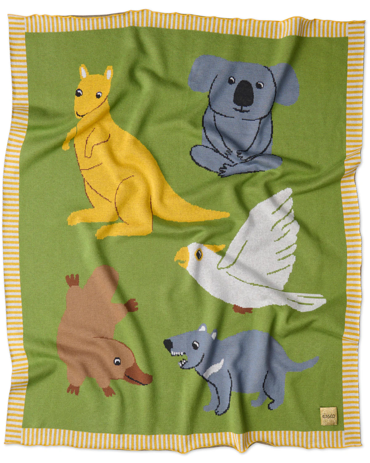 Home Among the Gum Trees Cotton Knitted Blanket