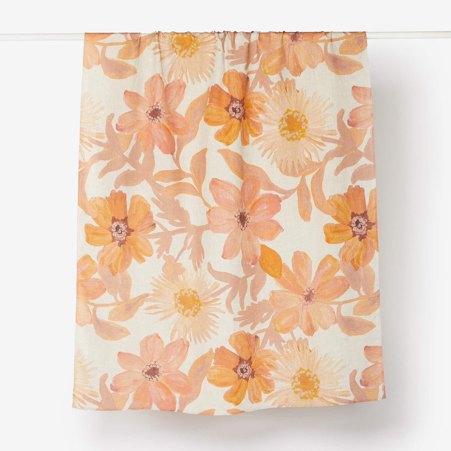 Cornflower Pink Linen Tablecloth - Medium