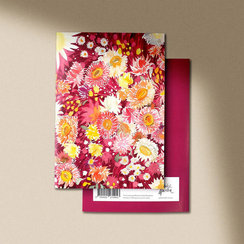 Natalie Martin Ruled/Blank A5 notebook