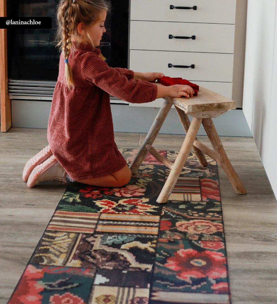 Beija Flor - Kilim Vinyl Runner (50cm x 120cm)
