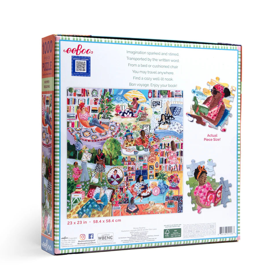 Eeboo 1000pc Puzzle - Women Reading