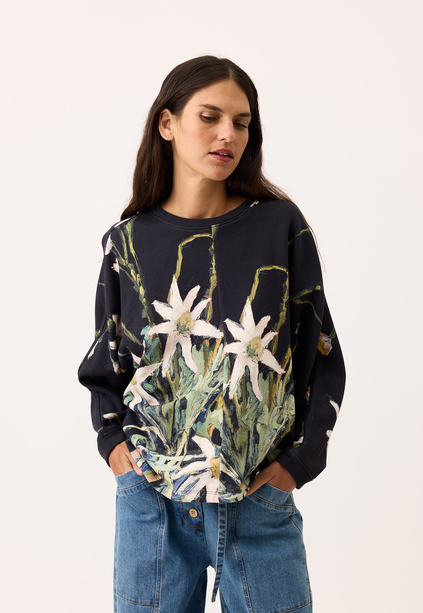 Nancybird Dahlia Batwing Sweater - Still Life