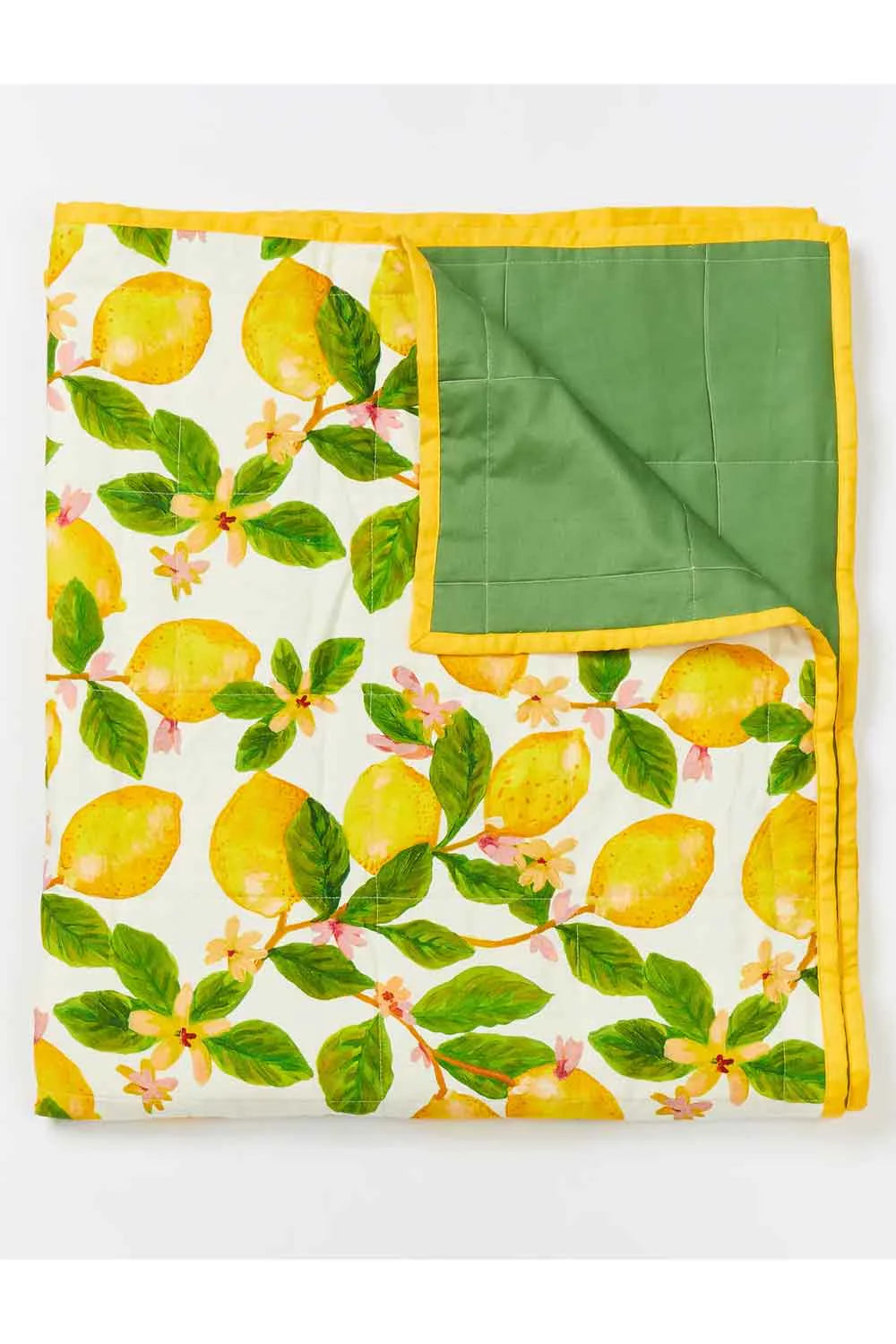 Bonnie and Neil Quilted Blanket Capri Yellow