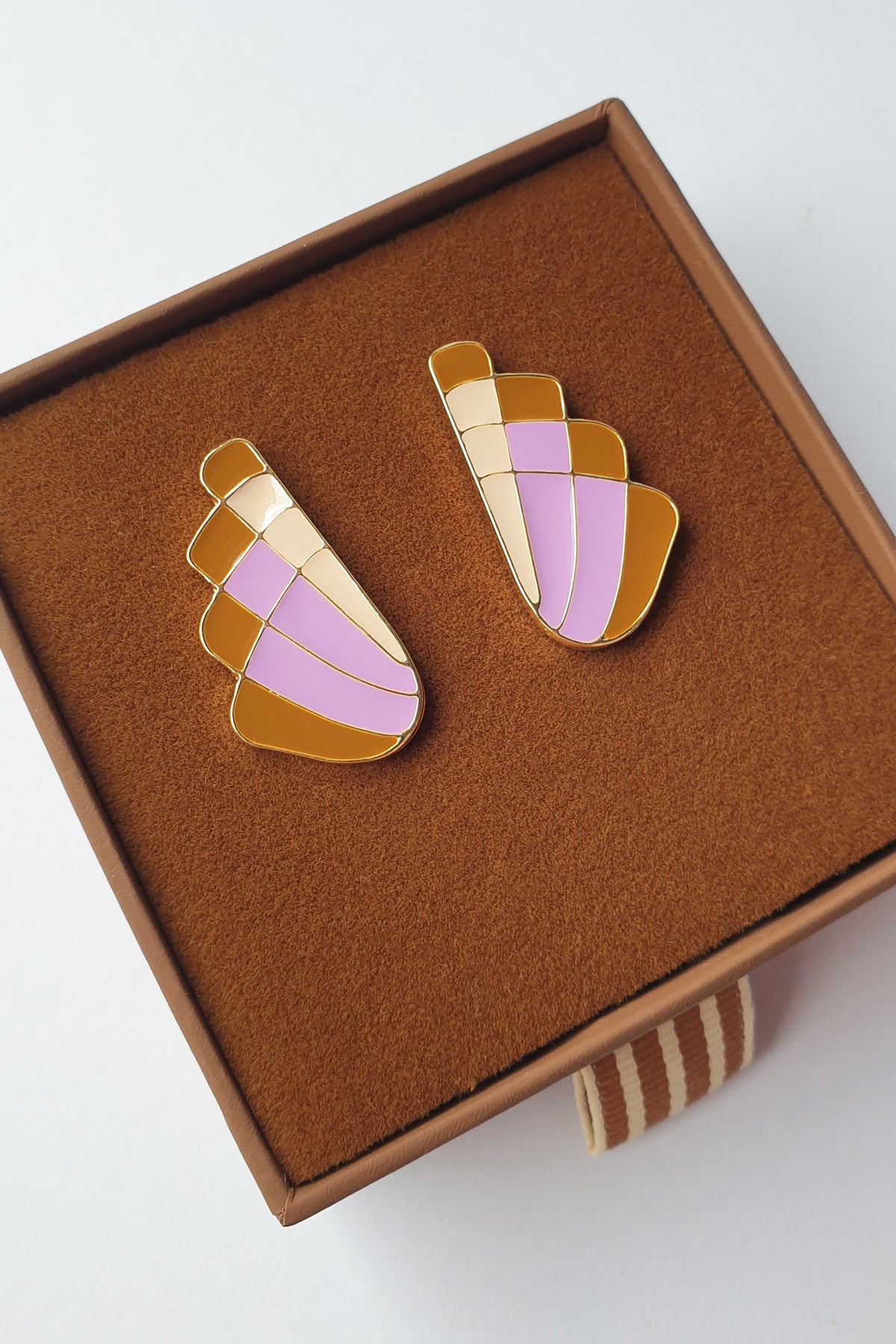 Middle Child Earrings - Opera Studs (Olive)