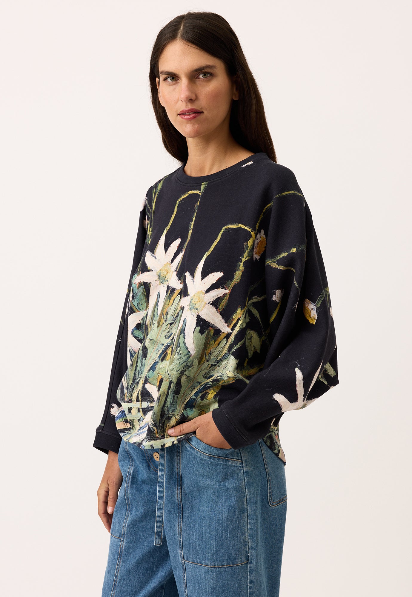 Nancybird Dahlia Batwing Sweater - Still Life