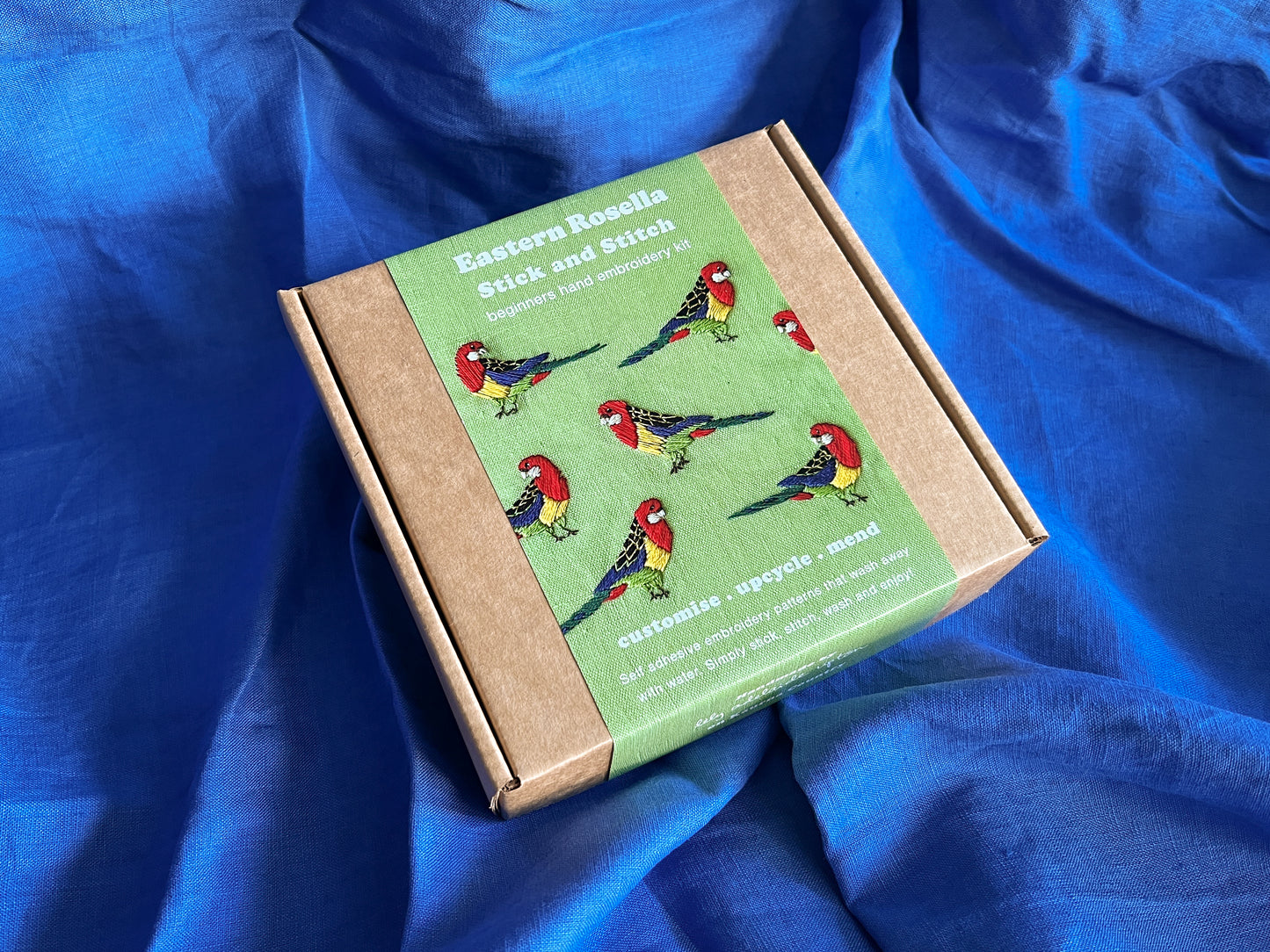 Lily Upton Eastern Rosella Stick and Stitch Kit