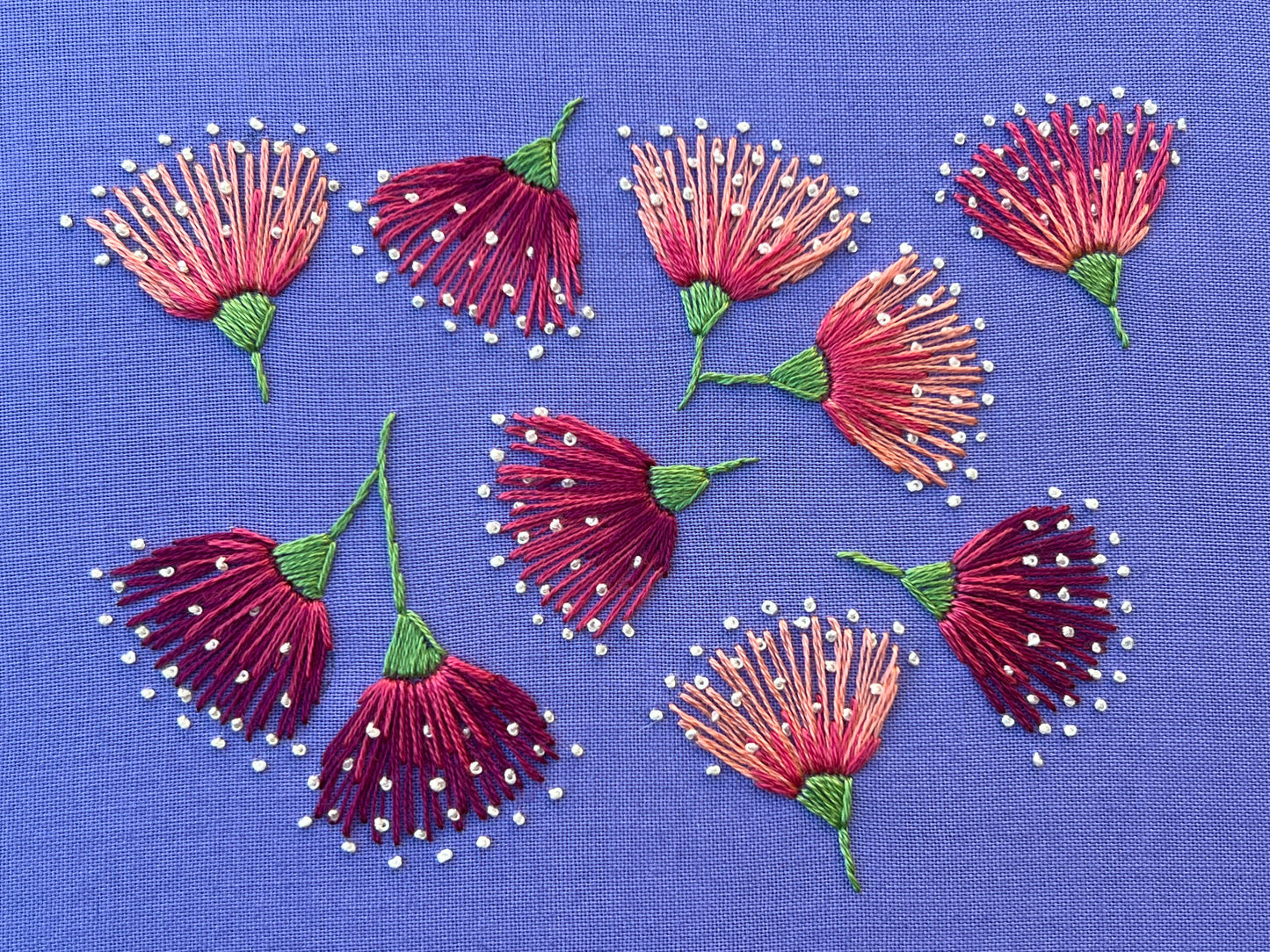 Lily Upton Eucalyptus Blossom Stick and Stitch Kit
