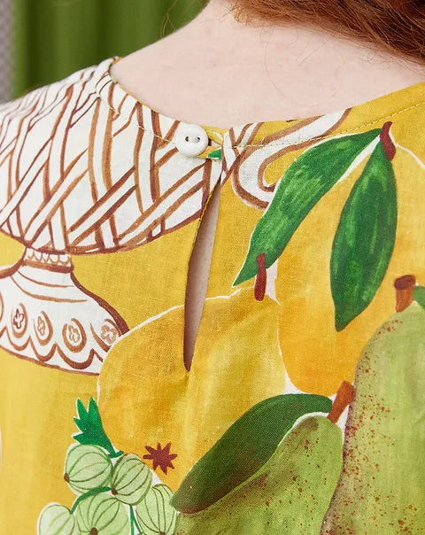 Togetherness Cascade Dress - Fruit Basket