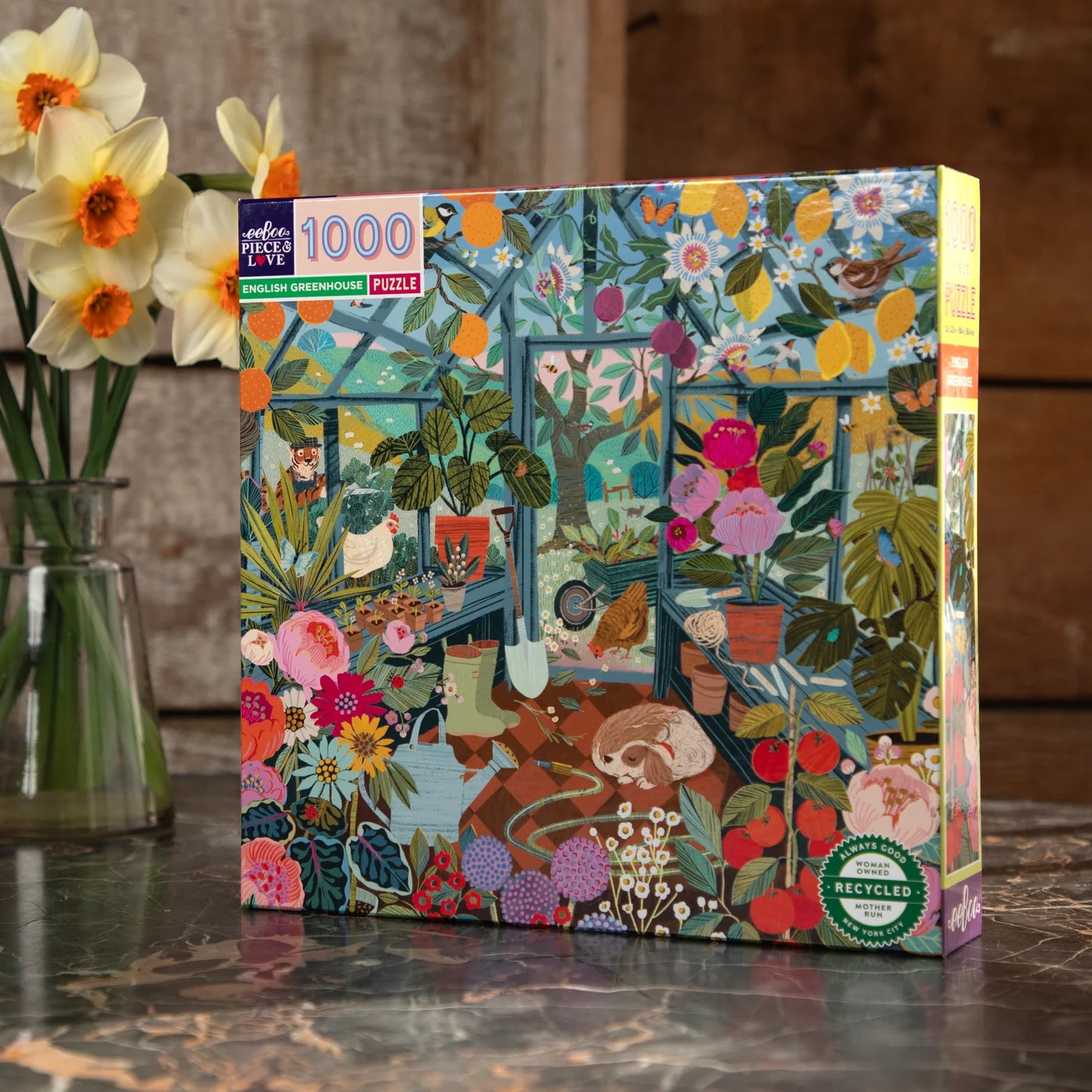 Eeboo 1000 piece puzzle - English Greenhouse