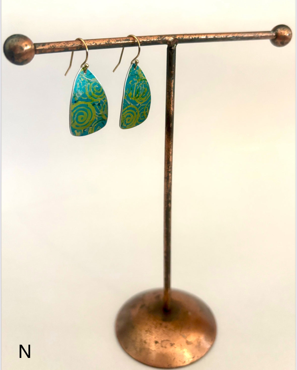 Dilkes-Hoffman Anodised Aluminium Earrings - medium size