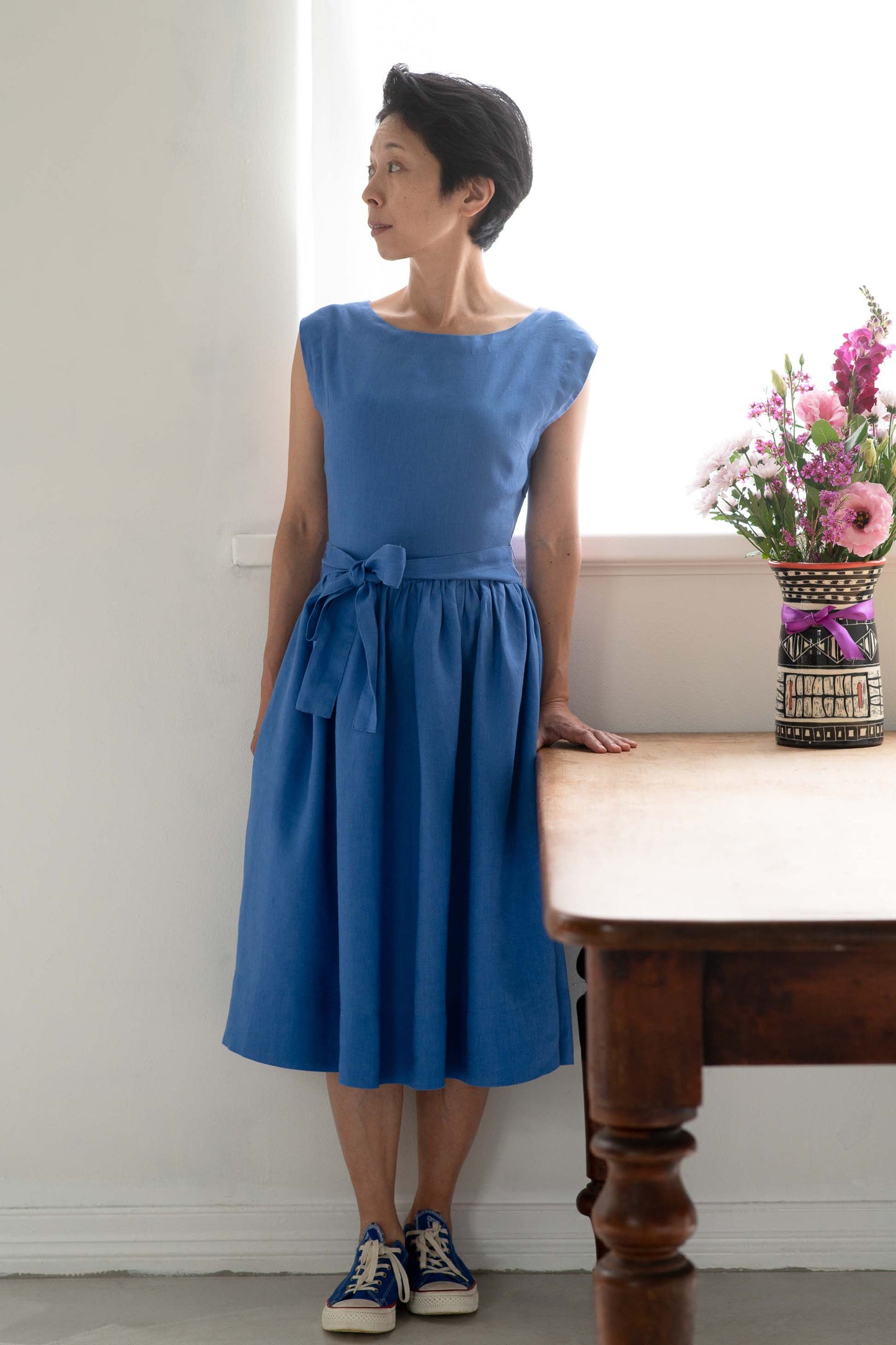 Lazybones Jane Dress - Lapis