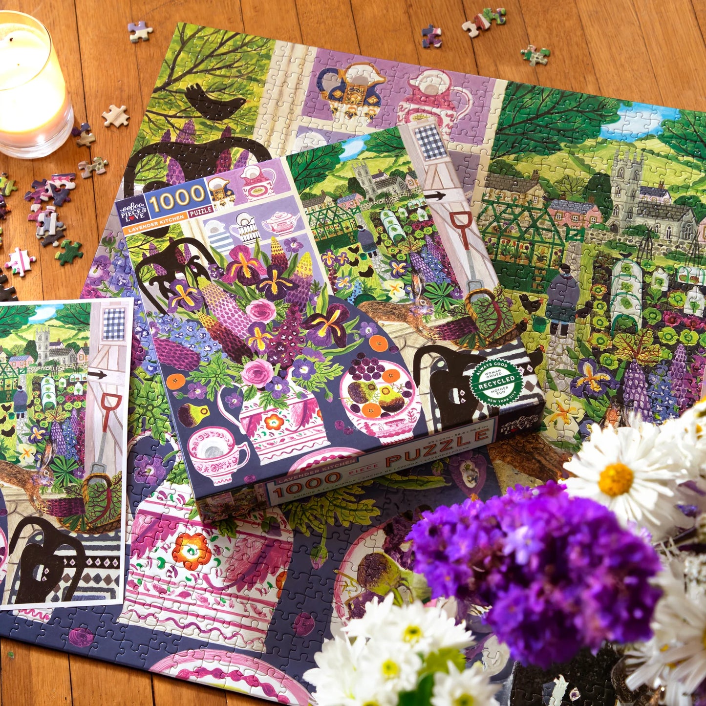 Eeboo 1000 piece puzzle - Lavender Kitchen