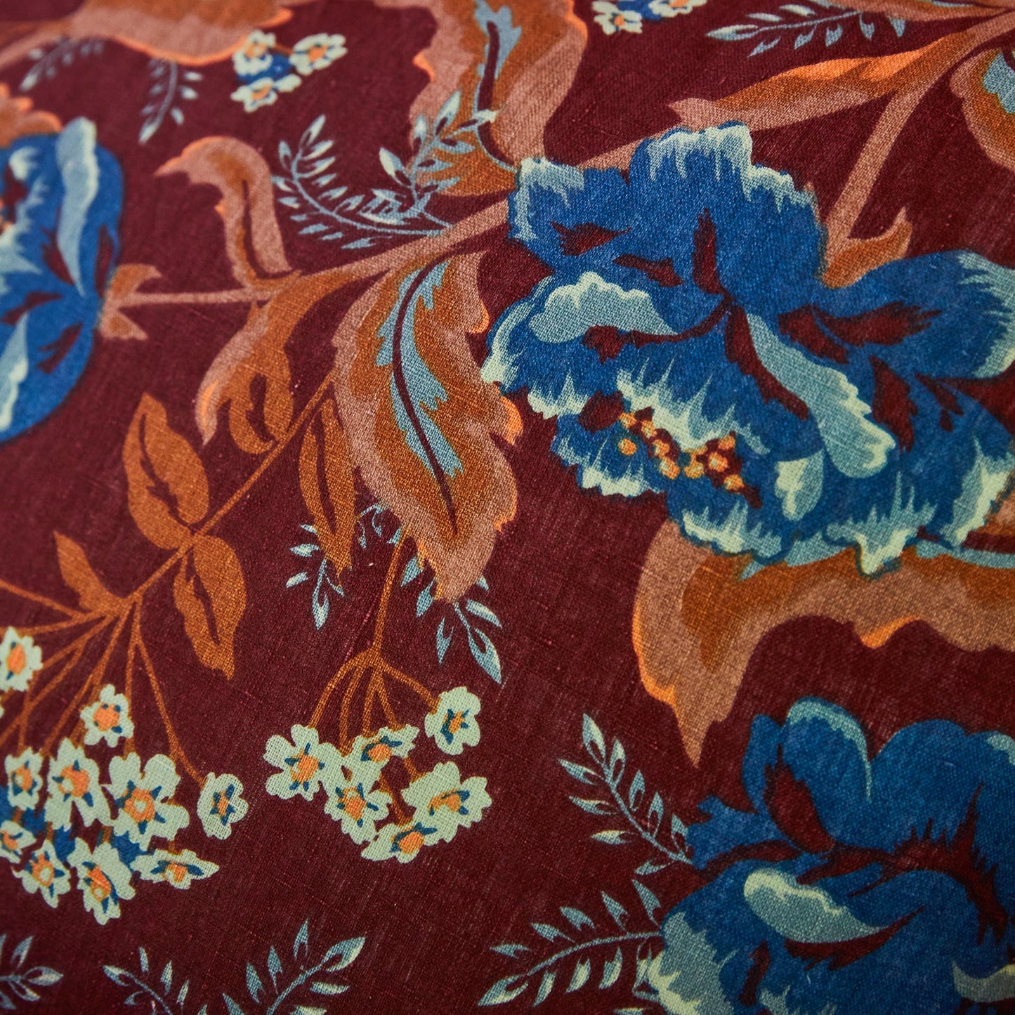 Sage and Clare Margot Euro Pillowcases - Mahogany