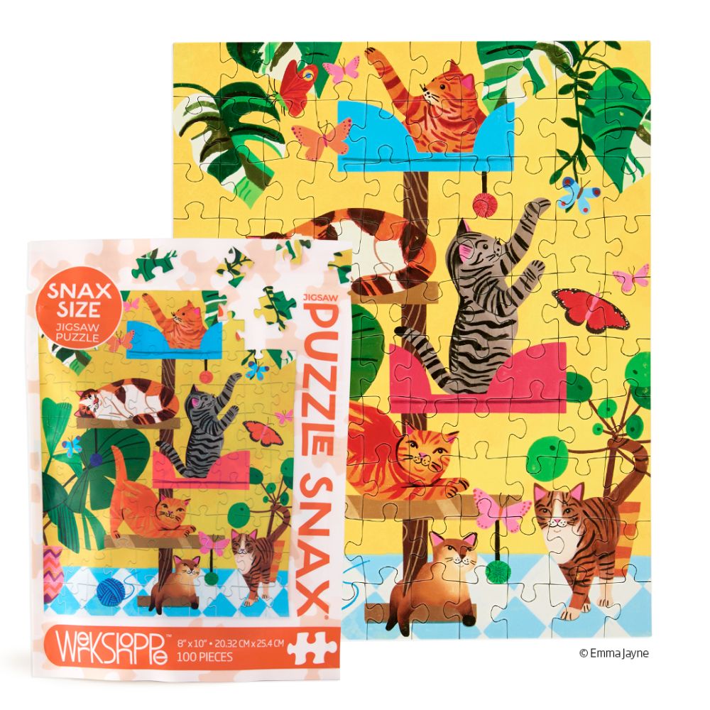 WerkShoppe Snax 100pc Puzzle - Cat Tree