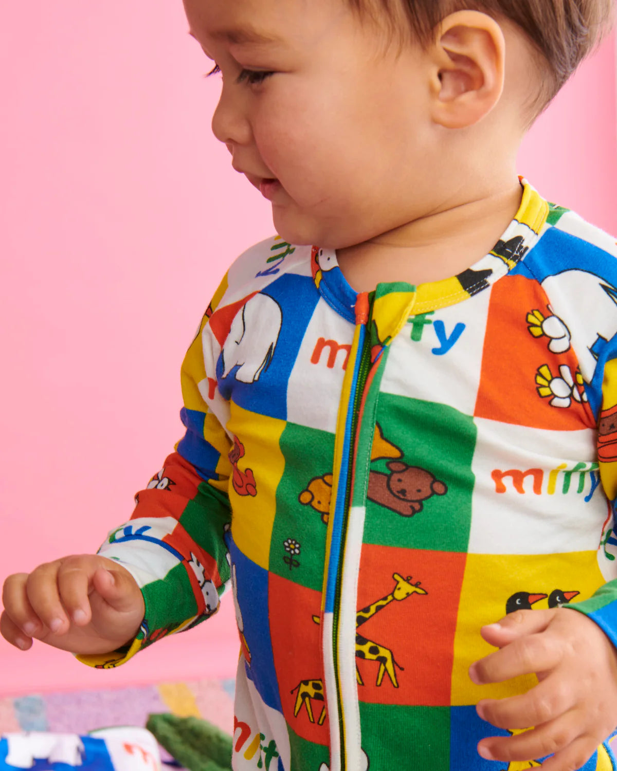 KIP&CO X MIFFY Miffy’s Adventures Organic Long Sleeve Zip Romper