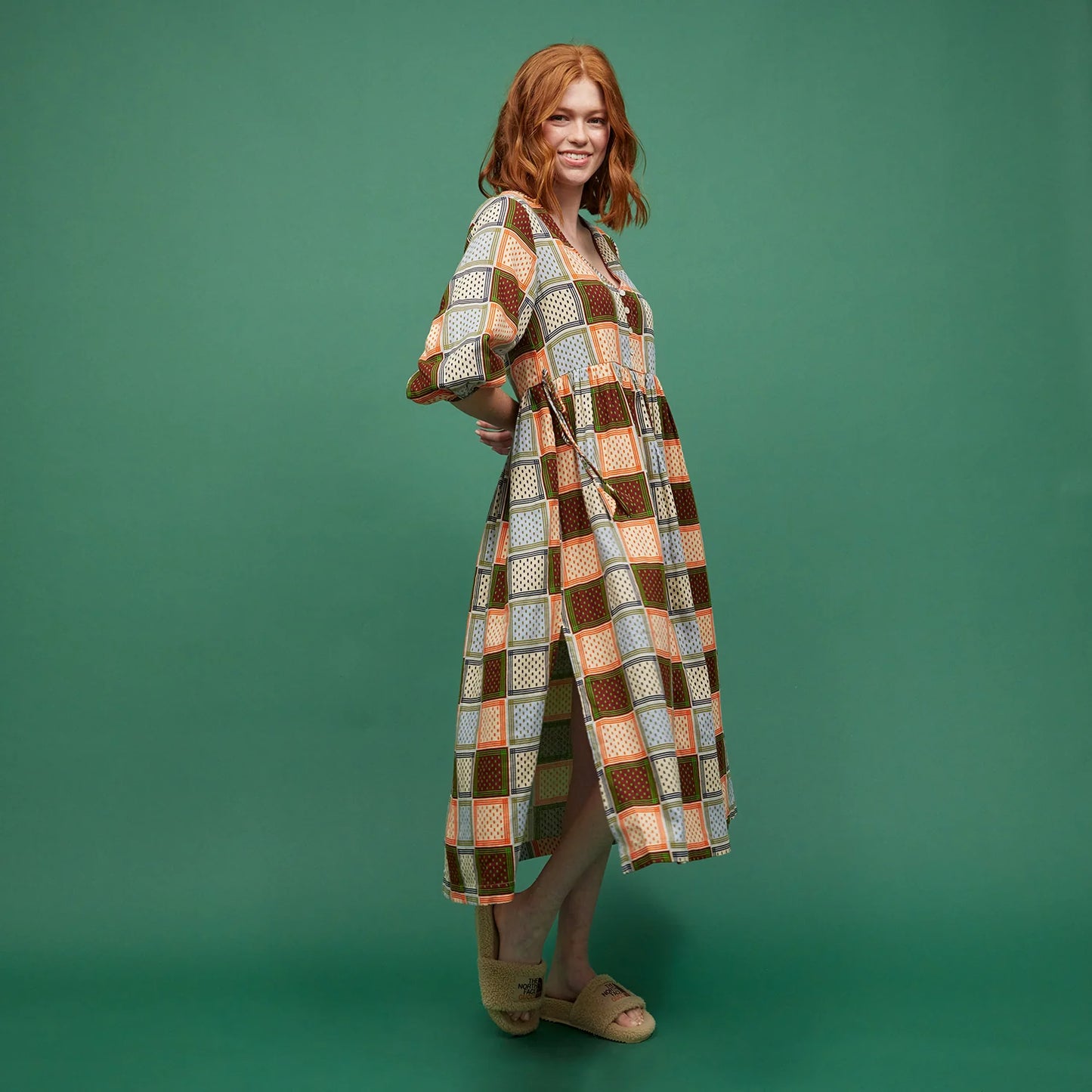 Sage and Clare Gia 3/4 Sleeve Maxi Dress