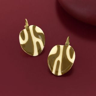 Taratata Jewellery - Kaly Olive Lever Back Earrings