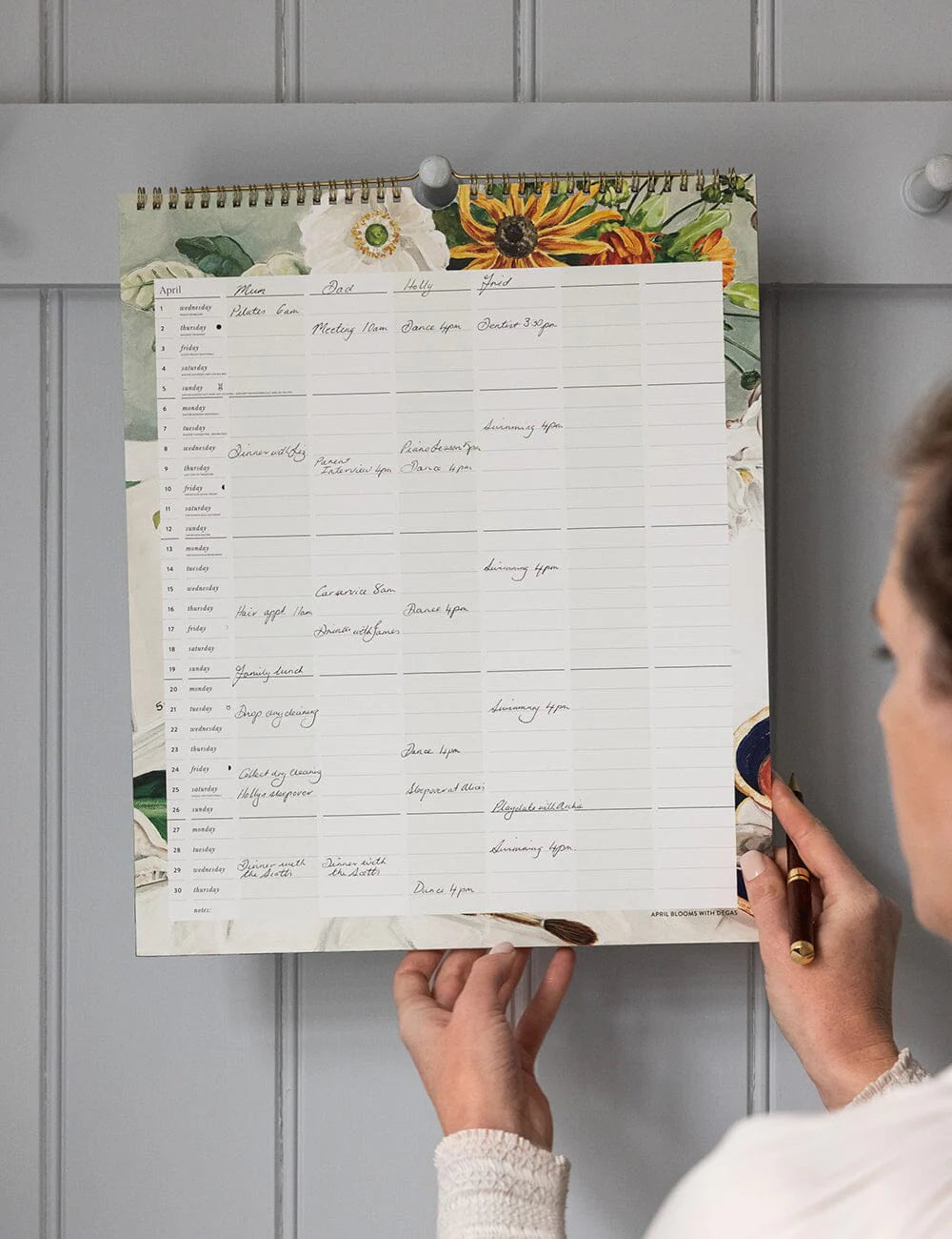 Bespoke Family Wall Calendar 2026