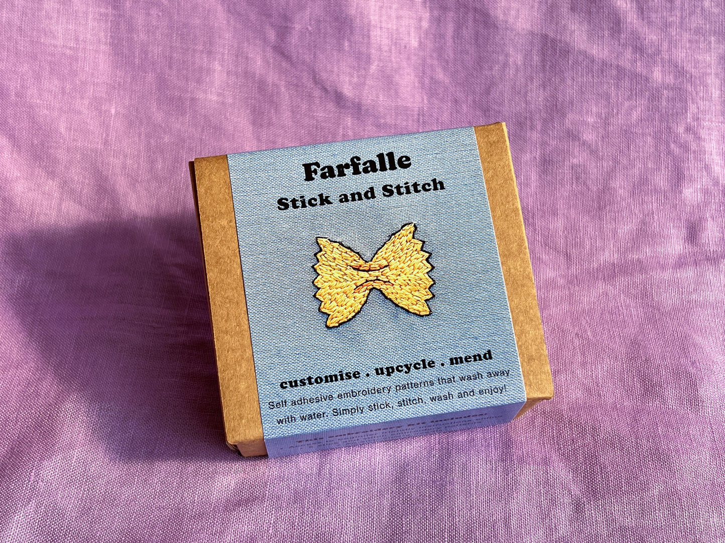 Lily Upton Farfalle Mini Stick and Stitch Kit