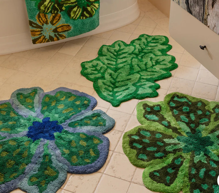 Bonnie and Neil - Flower Bath Mat