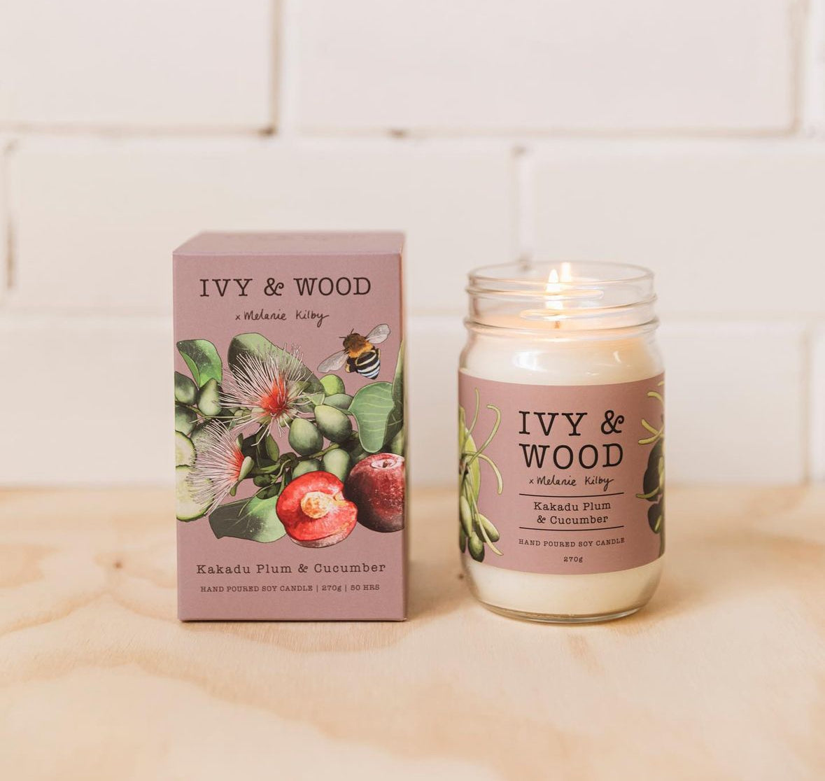 Ivy and Wood candles