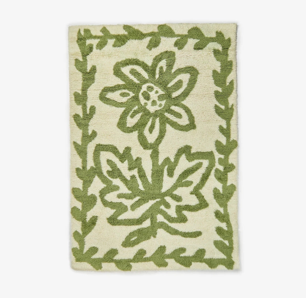 Bonnie and Neil Khaki Daisy Rug