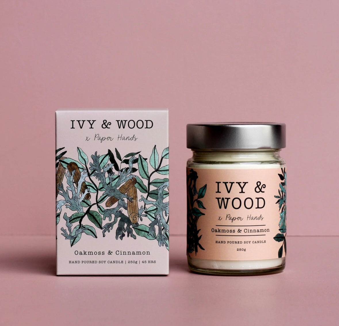Ivy and Wood candles